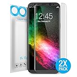 Galaxy S8 Plus Screen Protector, Maxboost Liquid Skin [2 Pack] [Full Screen] Samsung S8 Plus S8+ Wet Applied Screen Protector Soft Flexible TPU film for Samsung Galaxy S8 Plus S8+ 6.2