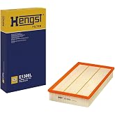 HENGST - Air filter E1306L - Air filter insert for cars | Engine air filter for petrol or diesel engines - Protection for engines - Water-resistant