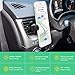 IKOPO One Touch Air Vent Car Mount Holder Cradle for iPhone 7 7 Plus/ 6s Plus/6s/6, Samsung Galaxy S8 Edge S7 S6 Note 5, Nexus 6,Smartphones(Black)
