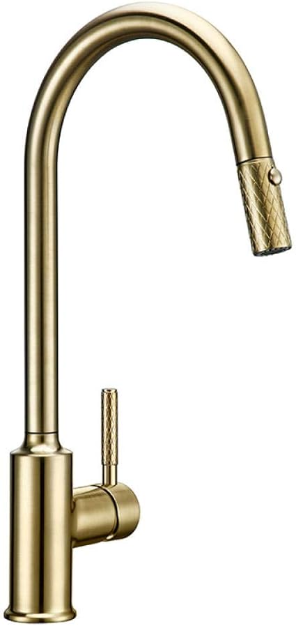 Spültisch Mischbatterie Premium-Schwanenhals Herausziehen Küchenarmatur