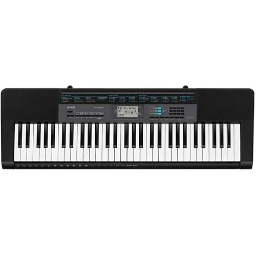 Casio CTK-2550 61-Key Portable Keyboard with App Integration/Dance Music Mode,Black