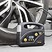 AUTLEAD Tire Inflator C5, Portable Air Compressor Pump, 40L/Min DC 12V Auto Digital Tire Pump with Pressure Gauge, LED Light, 4 Adaptors for Car, Bicycle, Motorbike and Others