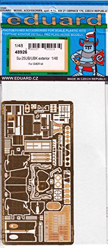 EDU48926 1:48 Eduard PE - Su-25UB/UBK Frogfoot Exterior Detail Set (for use with the Smer model kit) [MODEL KIT ACCESSORY]