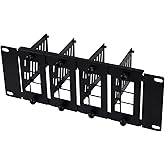 GeeekPi 10 inch 2U Rack Mount for Raspberry Pi 5/4B/3B+/3B, with Removable Front Brackets, Compatible with DeskPi RackMate T0