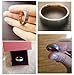 King Will DUO Unisex 6mm Classic Rose Gold Domed Tungsten Carbide Wedding Band Ring Comfort Fit