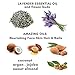 Full Body Oil Moisturizing Oil For Normal to Dry Skin Face Hair Cuticle Scalp Nails. Essential Oil, Coconut, Argan, Jojoba & Sweet Almond Oil Blend. 4oz (Lavender)