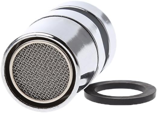 OHTOP 22mm Chromed Tap Aerator Swivel Water Saving Faucet Nozzle Spout Filter Adapter for Bathroom Kitchen