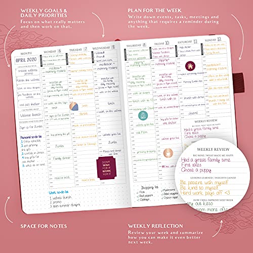 Legend Planner Hourly Schedule Edition Deluxe Weekly & Daily