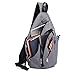 Magictodoor Sling Bag for Men Women Travel Packs Chest Backpack w/Anti-theft RFID Blocking Pocket & USB Charging Port