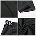 saraca core Men’s Compression Pants Sports Baselayer Running Workout Active Tights Yoga Leggings UPF 50+ Black