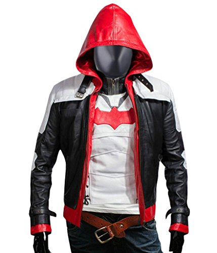 F&H Men's Jason Todd Arkham Knight Batman Hooded Jacket