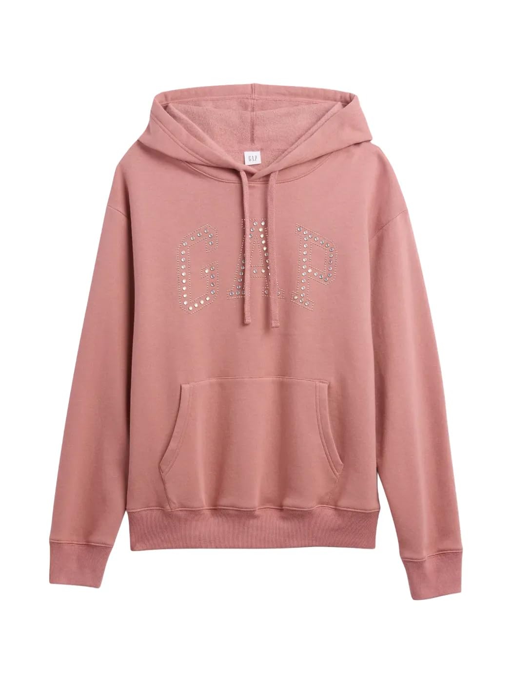 GAP womens Logo Hoodie Hooded Pull-On Sweatshirt Faded Cedar XL Image