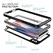 Fugousell Waterproof Case for iPhone Xs Max, Full Sealed IP68 Snowproof Shockproof Heavy Duty Protection Cases with Built-in Screen Protector for iPhone Xs Max (Grey) (Black)