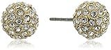 Rebecca Minkoff Crystal Ball Gold/Crystal Stud Ball Earrings
