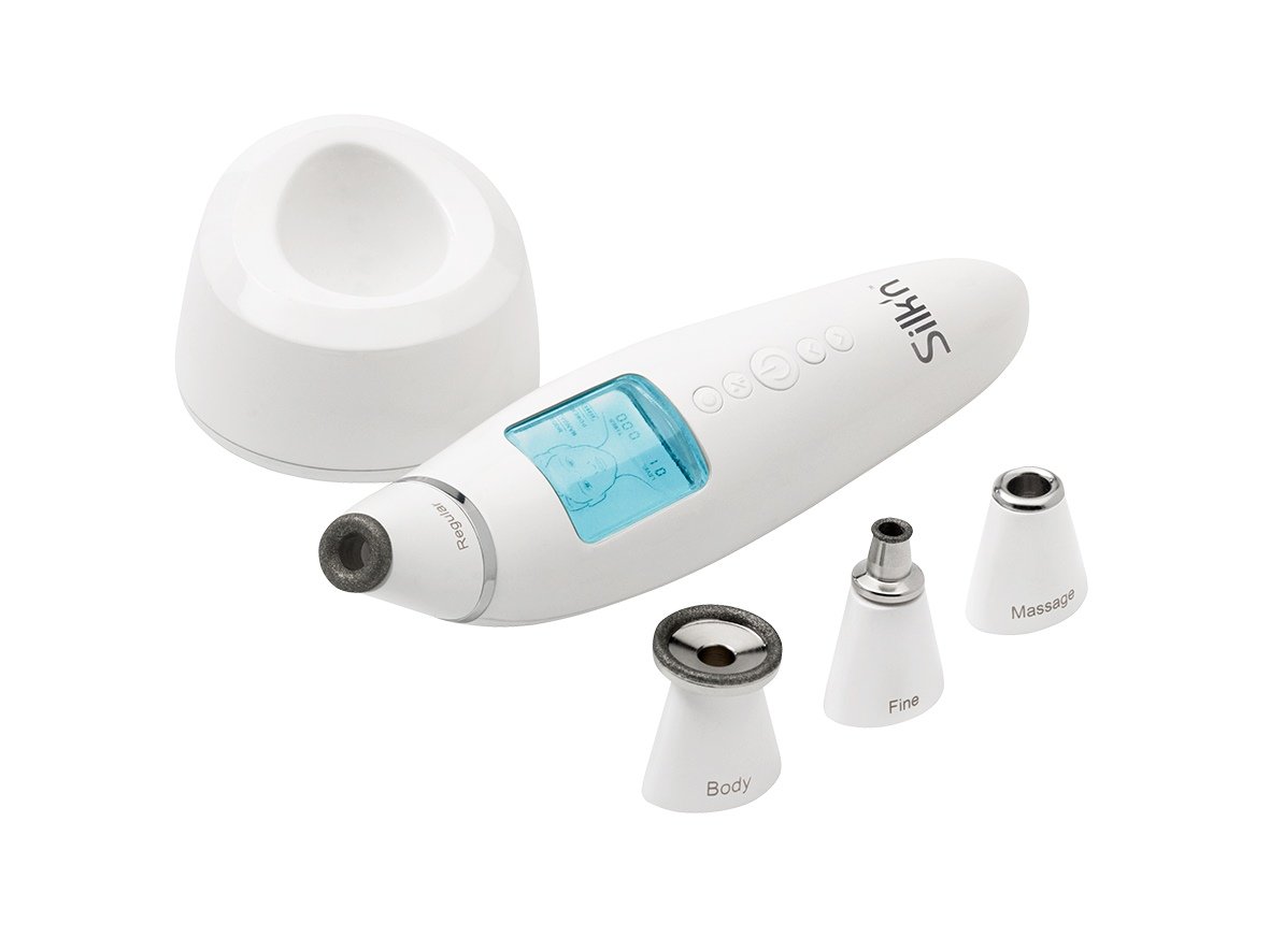 Silk'n ReVit Prestige - Diamond Peeling Microdermabrasion with LCD Display - Removes Dead Skin Cells - White - 1 Piece