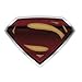 Fan Emblems Superman Domed Chrome Car Decal - Batman v Superman: Dawn of Justice Logo