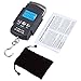 WECHIC Digital Fish Scale 110lb/50kg, Portable Luggage Weight Scale, Electronic Hanging Hook Scale, Fishing Scale with Measuring Tape, Backlit LCD Display
