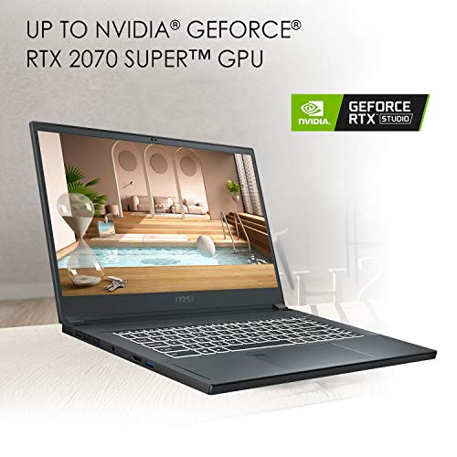 MSI Creator 15 Professional Laptop: 4K UHD Ultra-Thin Bezel