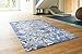 Persian Area Rugs - Distressed Area Rug Modern Carpet, 2779 Dark Blue 8x10