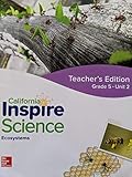 Hardcover-spiral California Inspire Science Ecosystems Teacher's Edition Grade 5 Unit 2 Book