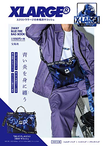 XLARGE 3WAY BLUE FIRE BAG BOOK 画像 A