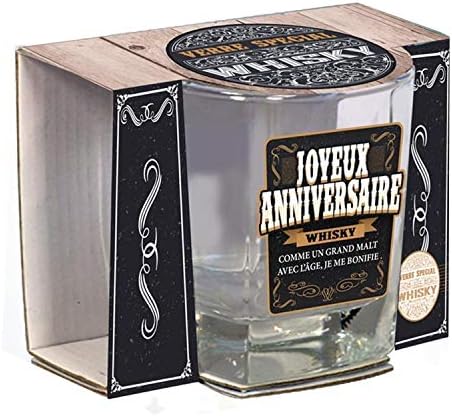 Verre Special Whisky Joyeux Anniversaire Amazon Fr Jeux Et Jouets