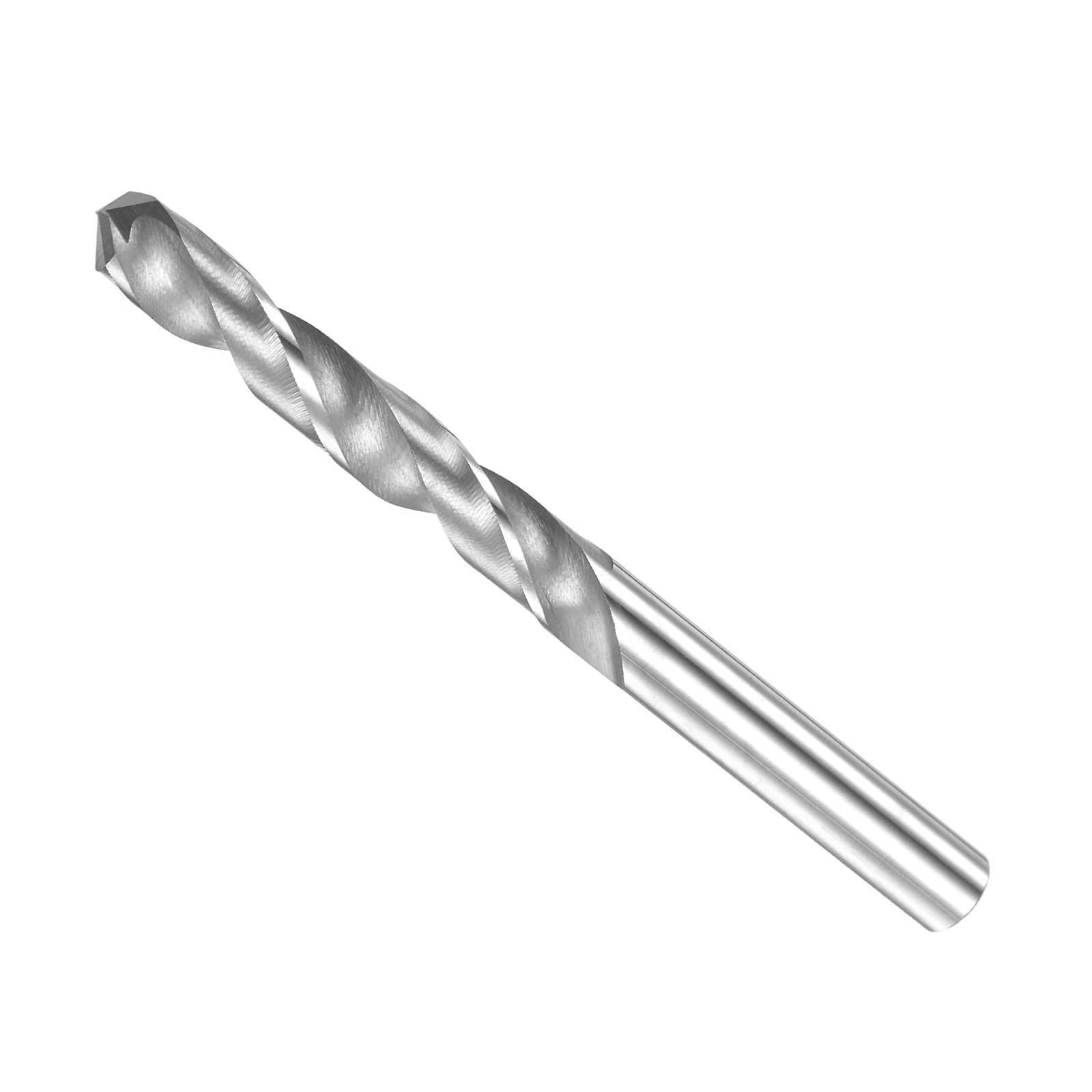 CoCud Solid Carbide Drill Bits, 4.9mm Diameter, K35 Tungsten Carbide Straight Shank Twist Drill Bits - (Applications: for Stainless Steel Alloy), 1-Piece