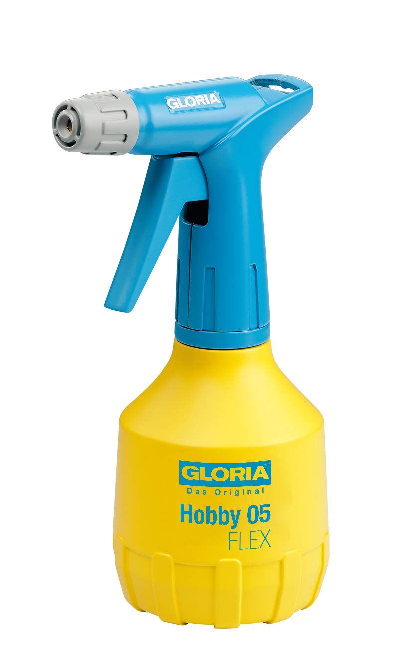 gloria Hobby 05 FLEX Hand Sprayer, Yellow, Blue, 0.5 Litre