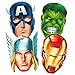 Marvel Avengers Coloring Book Set - Bundle with Superhero Book and 6 Avengers Pop-Out Masks | The Incredible Hulk, Thor, Iron Man, Captain America