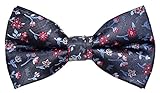 OCIA® Mens Jacquard Microfiber Designer Pre-tied Bow Tie