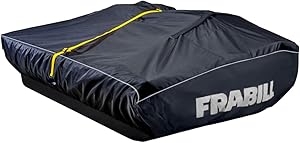 Ice Shelter Transport Cover | Transport Cover for Ice Fishing Shelters for Ice Hunter Shelters & Previous Versions of Frabill Flip-Over Shelters, Black, Large, FRBS6406