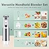 Hand-Blender-Set-6-in-1-Slaouwo-800W-Stainless-Steel-Stick-Blender-for-Soup-Electric-Hand-held-Immersion-Blender-with-Food-Processor-Beaker-Whisk-and-Milk-Frother-Anti-splash-Blades-for-Baby-Food Hand Blender Set 6 in 1, Slaouwo 800W Stainless Steel Stick Blender for Soup, Electric Hand-held Immersion Blender with Food Processor, Beaker, Whisk and Milk Frother, Anti-splash Blades for Baby Food