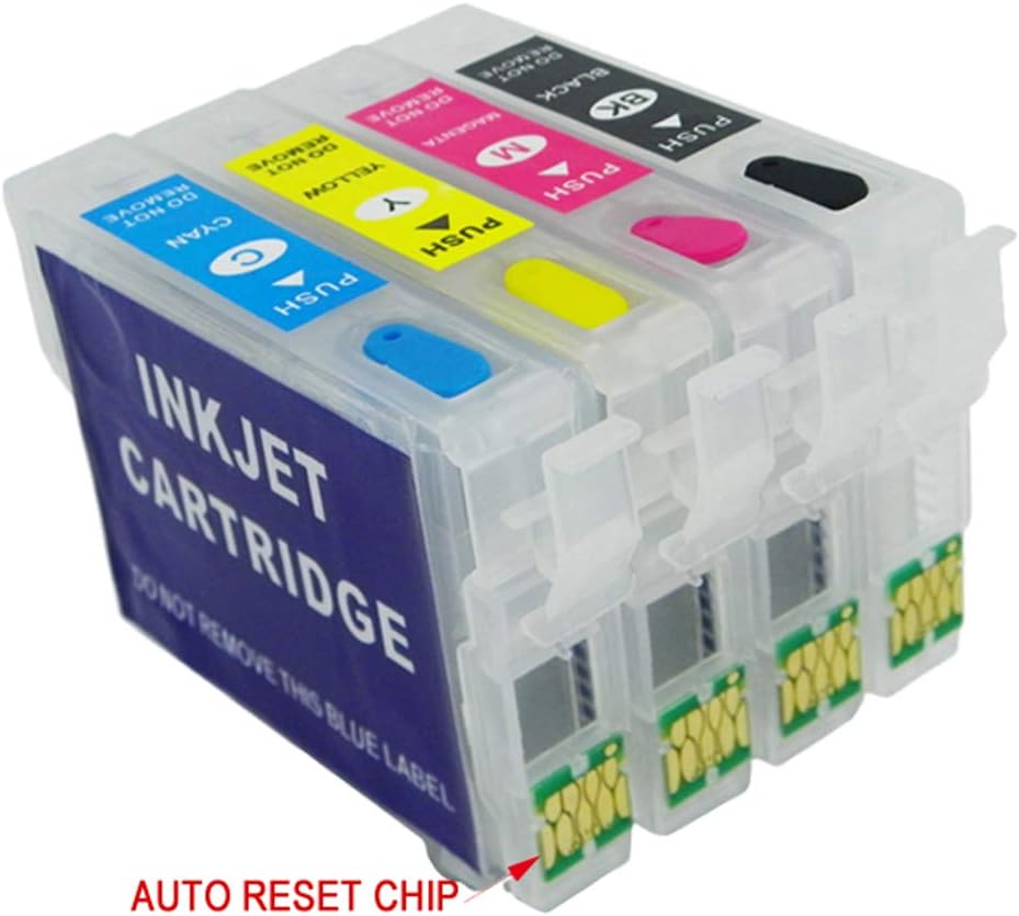 Hobbyprint Refillable Ink Cartridges Compatible With Epson 603 603xl Suitable For Expression Home Xp 2100 Workforce Wf 2810wf And Other Models That Use These Cartridge Numbers Amazon De Burobedarf Schreibwaren