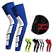 Anti Slip Full Length Compression Leg Sleeve Calf&Shin Splint Support Protect for Pain Relief &Recovery ,Single Black,L