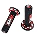 MOTORCYCLE DIRT PIT BIKE GRIPS MOTOCROSS HANDLE BAR 7/8 RUBBER GEL DUAL DENSITY MX GRIPS (Red)