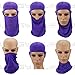 LEAGY Chic Style Outdoor Riding Sports Snowboard CS Headgear Cap + Stretchable Tubular Skull Face Mask Motorcycle Biker Snowboards (Style2 - Purple)