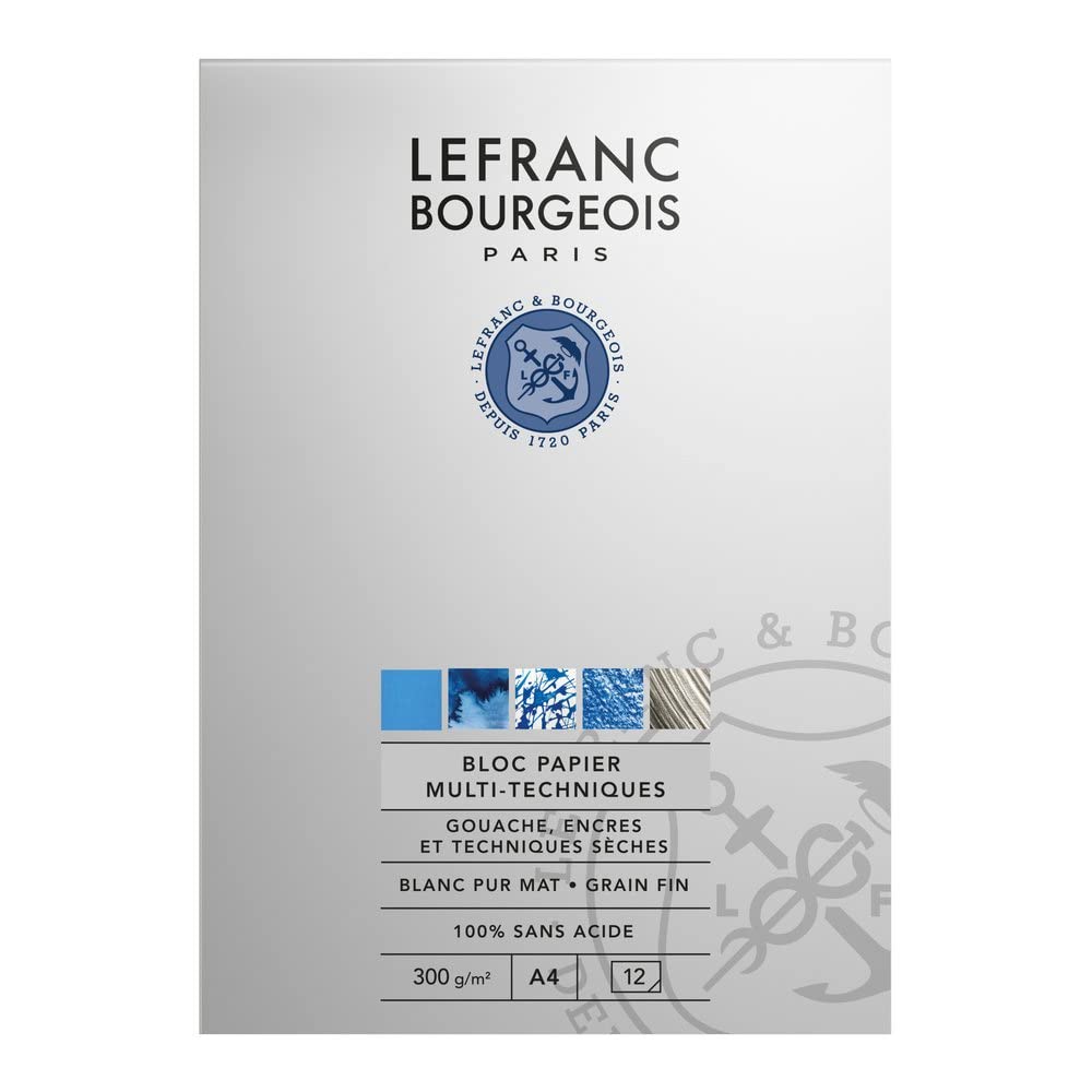 Lefranc Bourgeois A4 Paper Pad for Extra-Fine Linel Gouache