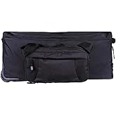 Heavy-Duty X-Large Military Tactical Wheeled Rolling Duffel Trolley Bag For Deployment Traveling Camping Sporting