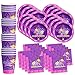 Gymnastics Star Birthday Party Supplies Set Plates Napkins Cups Tableware Kit for 16