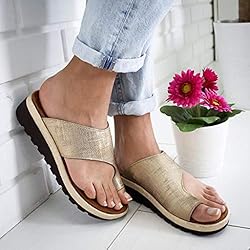 Aniywn Women Wedges Sandals Open Toe Comfy Platform