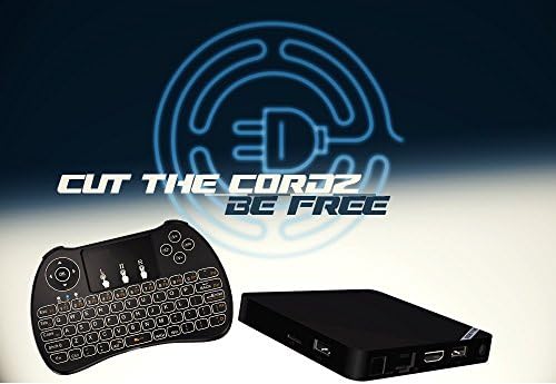 TVCC Mini M8S II with H9 Mini Keyboard Fully Loaded Android TV Box 6.0 Amlogic S905X Cortex-A53 Quad Core 2GB/16GB 4K HD 100Mbps LAN 2.4G WIFI Streaming Media Player