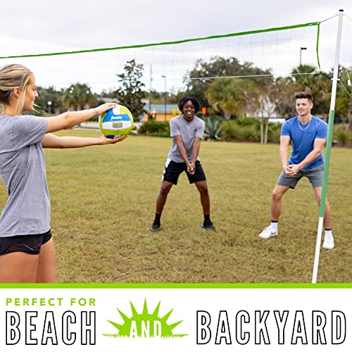 Franklin Sports Volleyball Set Beach and Backyard Volleyball Net Set