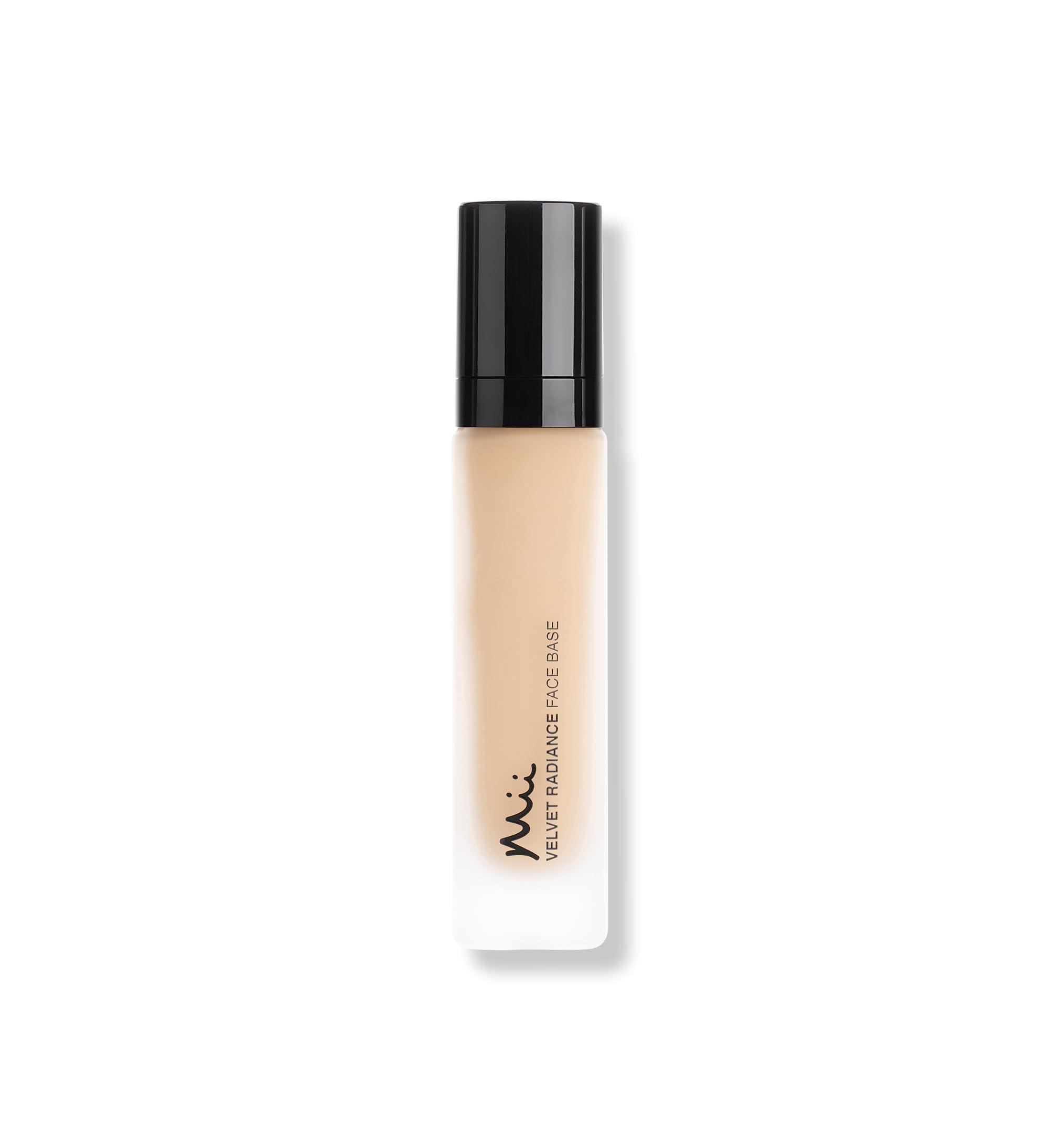 Mii Cosmetics Velvet Radiance Face Base, Liquid Foundation, Satin Finish, Weightless, Medium to High Coverage, Long Lasting, Truly 03