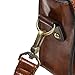 ECOSUSI Women Faux Leather Vintage Small Satchel Bag Crossbody Purse