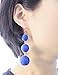 VK Accessories Thread Ball Dangle Earrings Thread Dangle Earrings Soriee Drop Earrings Beaded Ball Ear Drop Blue