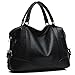 Hynes Victory Womens Luxury Hobo Handbag (Black)