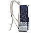 Veenajo Casual Lightweight Cute Dot Canvas Laptop Bag Shoulder Bag School Backpack (DarkBlue)