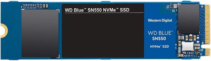 Western Digital WD Blue SN550 500GB NVMe M.2 2280 PCIe Gen3 SSD 2400MB/s