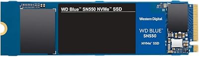 Western Digital WD Blue SN550 500GB NVMe M.2 2280 PCIe Gen3 SSD 2400MB/s
