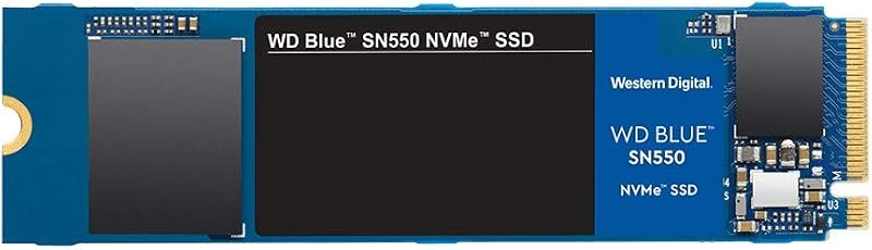 Western Digital WD Blue SN550 500GB NVMe M.2 2280 PCIe Gen3 SSD 2400MB/s